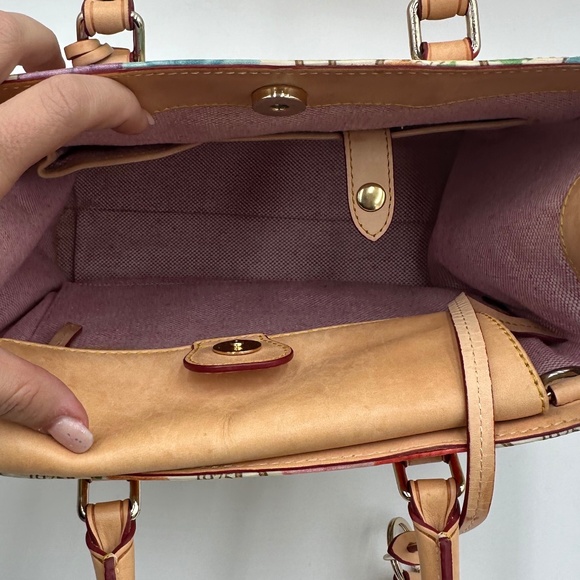 Dooney and Bourke Janine Floral Satchel - Picture 9 of 15